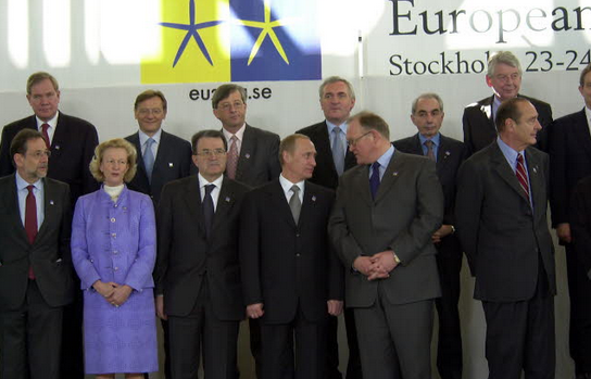 På den här tiden rådde det lite fredagsmys mellan Putin & EU... FOTO © European Union 2000 - EP 